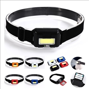 Waterproof Cycling COB Head Light Lamp With Strap